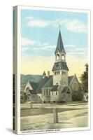 Universalist Church, Monson-null-Stretched Canvas