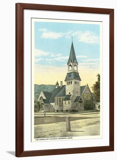 Universalist Church, Monson-null-Framed Art Print