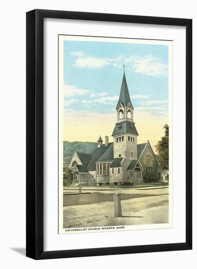 Universalist Church, Monson-null-Framed Art Print