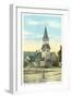 Universalist Church, Monson-null-Framed Art Print