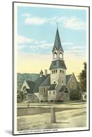 Universalist Church, Monson-null-Mounted Art Print