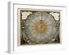 Universe on the Model of Copernicus with Sun in Center-Andreas Cellarius-Framed Premium Giclee Print