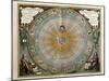 Universe on the Model of Copernicus with Sun in Center-Andreas Cellarius-Mounted Premium Giclee Print