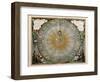 Universe on the Model of Copernicus with Sun in Center-Andreas Cellarius-Framed Premium Giclee Print