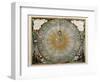 Universe on the Model of Copernicus with Sun in Center-Andreas Cellarius-Framed Premium Giclee Print