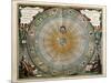 Universe on the Model of Copernicus with Sun in Center-Andreas Cellarius-Mounted Art Print