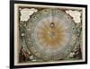 Universe on the Model of Copernicus with Sun in Center-Andreas Cellarius-Framed Art Print