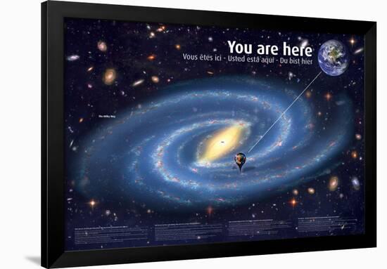 Universe: You Are Here-null-Framed Poster