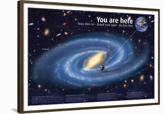 Universe: You Are Here-null-Framed Premium Giclee Print