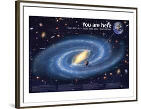 Universe: You Are Here-null-Framed Premium Giclee Print