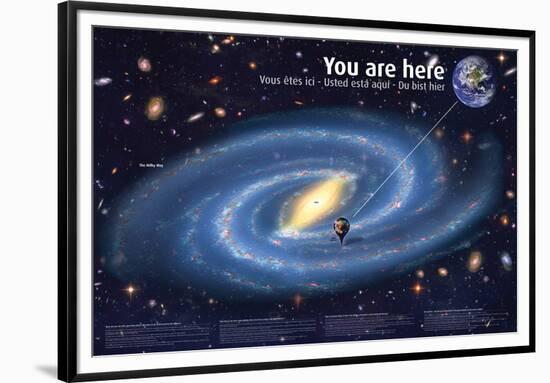 Universe: You Are Here-null-Framed Premium Giclee Print