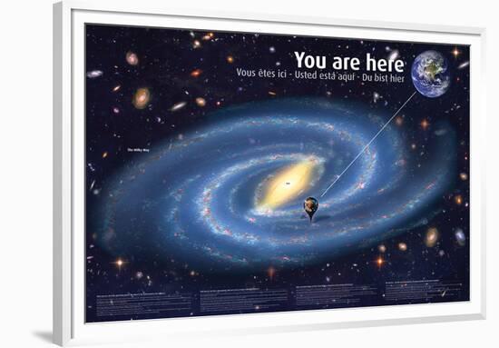 Universe: You Are Here-null-Framed Premium Giclee Print