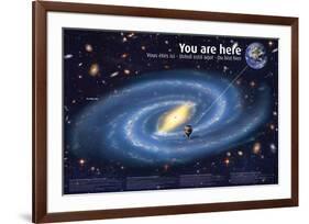 Universe: You Are Here-null-Framed Premium Giclee Print