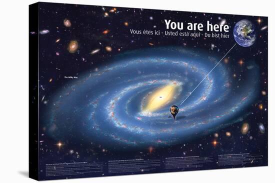 Universe: You Are Here-null-Stretched Canvas