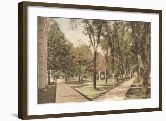 University, Ann Arbor, Michigan-null-Framed Art Print