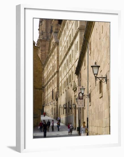 University Area, Salamanca, Castilla Y Leon, Spain, Europe-White Gary-Framed Photographic Print