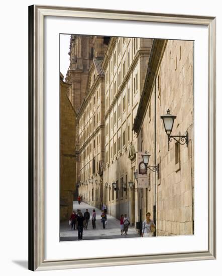 University Area, Salamanca, Castilla Y Leon, Spain, Europe-White Gary-Framed Photographic Print