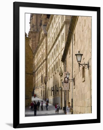 University Area, Salamanca, Castilla Y Leon, Spain, Europe-White Gary-Framed Photographic Print