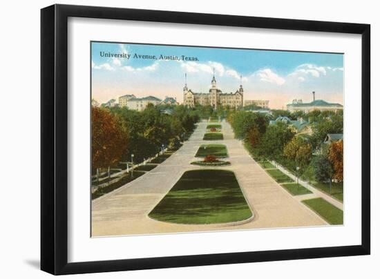 University Avenue, Austin, Texas-null-Framed Art Print