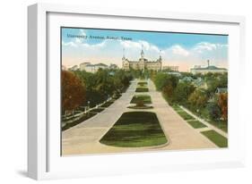 University Avenue, Austin, Texas-null-Framed Art Print