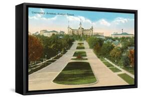 University Avenue, Austin, Texas-null-Framed Stretched Canvas