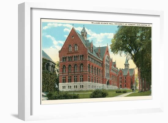 University, Burlington, Vermont-null-Framed Art Print