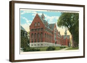 University, Burlington, Vermont-null-Framed Art Print