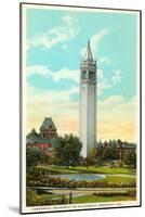 University Campanile, Berkeley, California-null-Mounted Art Print