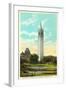 University Campanile, Berkeley, California-null-Framed Art Print