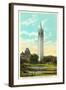 University Campanile, Berkeley, California-null-Framed Art Print