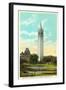 University Campanile, Berkeley, California-null-Framed Art Print