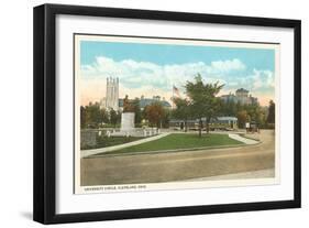 University Circle, Cleveland, Ohio-null-Framed Art Print