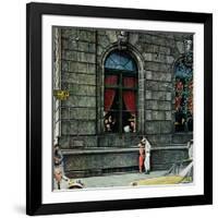 "University Club", August 27,1960-Norman Rockwell-Framed Giclee Print