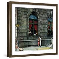 "University Club", August 27,1960-Norman Rockwell-Framed Premium Giclee Print