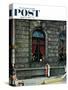 "University Club" Saturday Evening Post Cover, August 27,1960-Norman Rockwell-Stretched Canvas