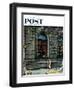 "University Club" Saturday Evening Post Cover, August 27,1960-Norman Rockwell-Framed Giclee Print