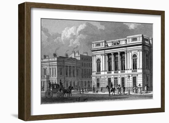 University Club-Thomas H Shepherd-Framed Art Print