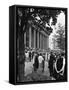 University Graduates Outside Sheffield City Hall, South Yorkshire, 1967-Michael Walters-Framed Stretched Canvas