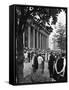 University Graduates Outside Sheffield City Hall, South Yorkshire, 1967-Michael Walters-Framed Stretched Canvas