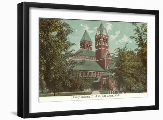 University Library, Ann Arbor, Michigan-null-Framed Art Print