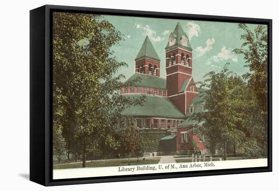 University Library, Ann Arbor, Michigan-null-Framed Stretched Canvas