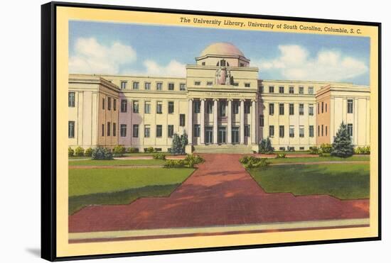 University Library, Columbia-null-Framed Stretched Canvas