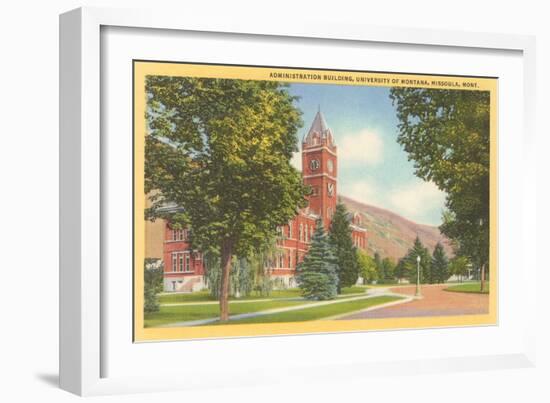 University, Missoula, Montana-null-Framed Art Print
