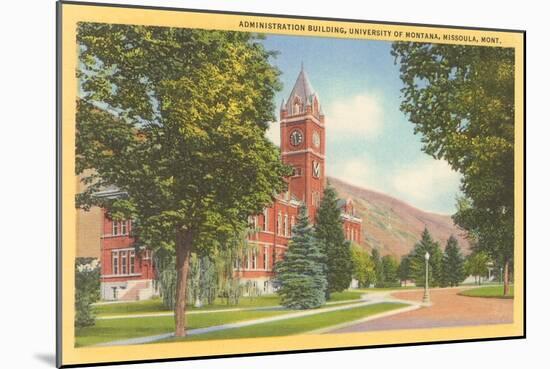 University, Missoula, Montana-null-Mounted Art Print