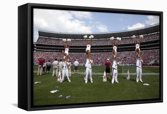 University Of Alabama Cheerleaders-Carol Highsmith-Framed Stretched Canvas