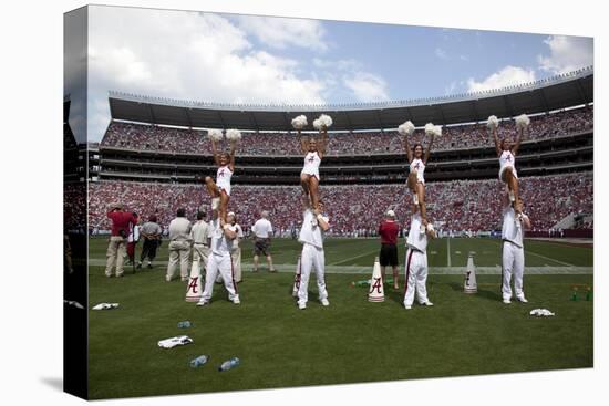 University Of Alabama Cheerleaders-Carol Highsmith-Stretched Canvas