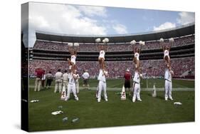University Of Alabama Cheerleaders-Carol Highsmith-Stretched Canvas
