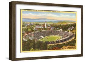 University of California Stadium, Berkeley-null-Framed Art Print