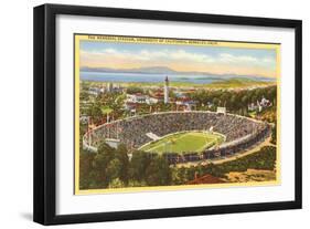 University of California Stadium, Berkeley-null-Framed Art Print