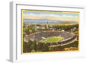 University of California Stadium, Berkeley-null-Framed Art Print